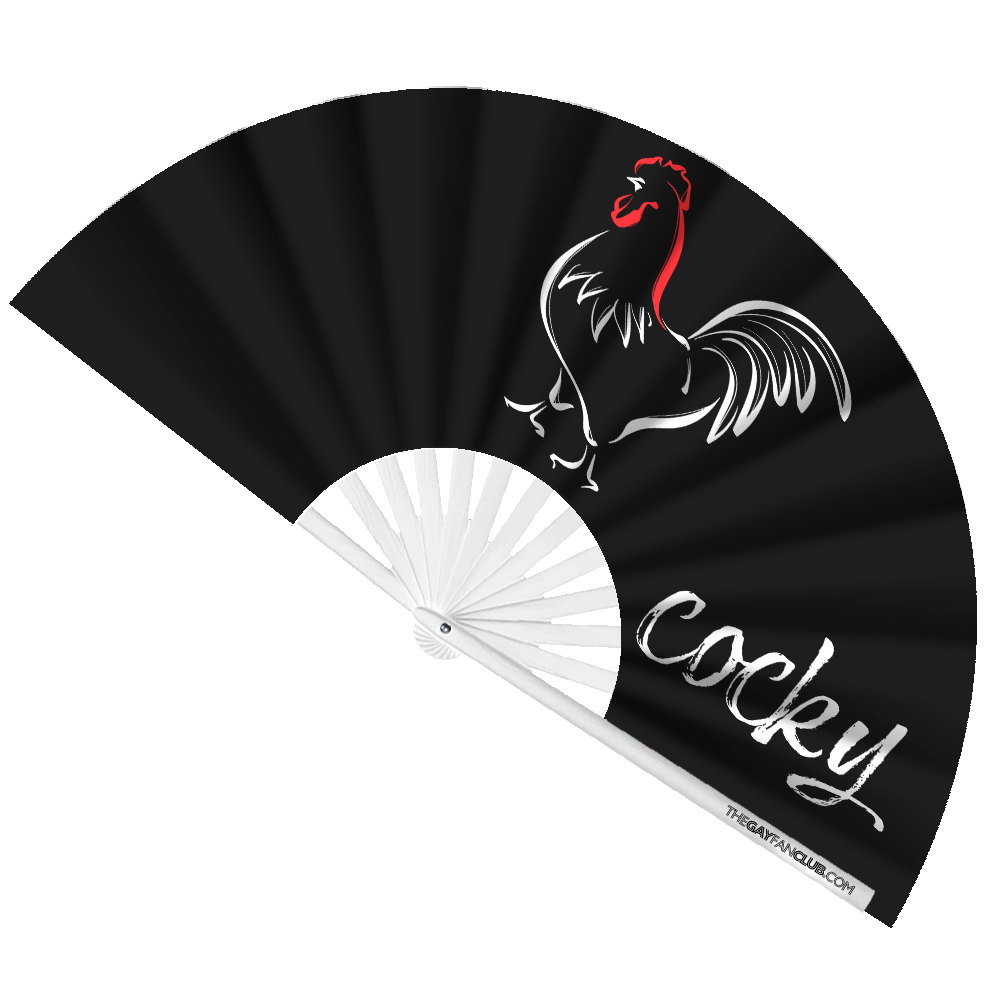 Clack Hand Fan - Cocky clack-hand-fan-cocky