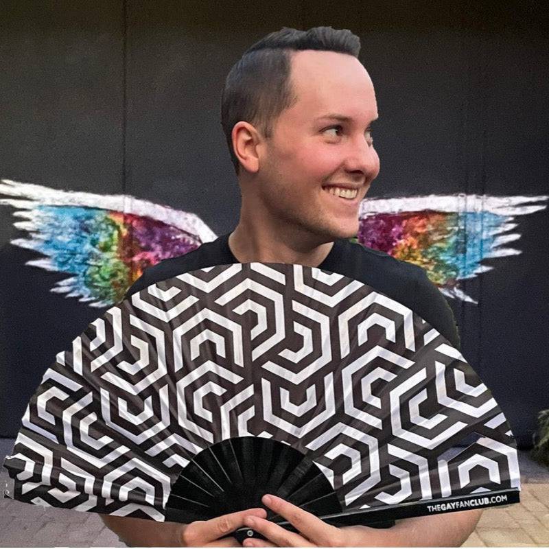 Clack Hand Fan - Dimension clack-hand-fan-dimension-the-gay-fan-club-lifestyle