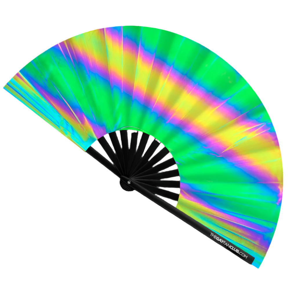 Clack Hand Fan - Eclipse Reflective clack-hand-fan-eclipse-reflective-front Hand Fan
