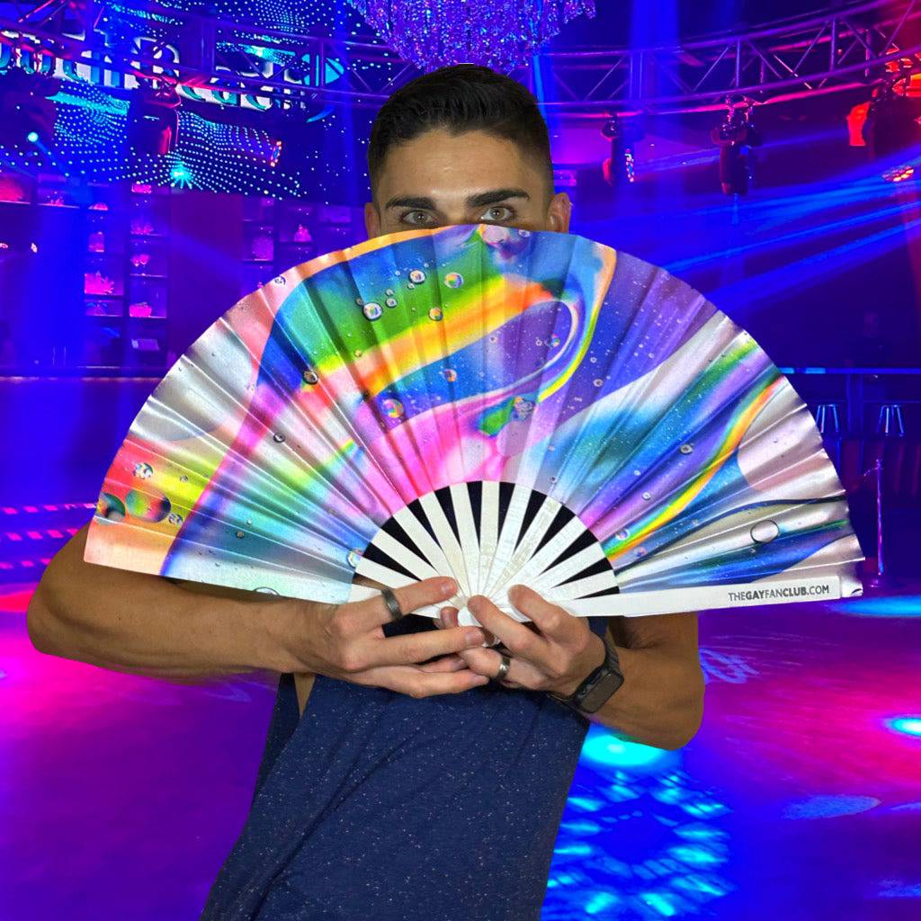 Clack Hand Fan - Energy (UV) clack-hand-fan-energy-uv-the-gay-fan-club-lifestyle