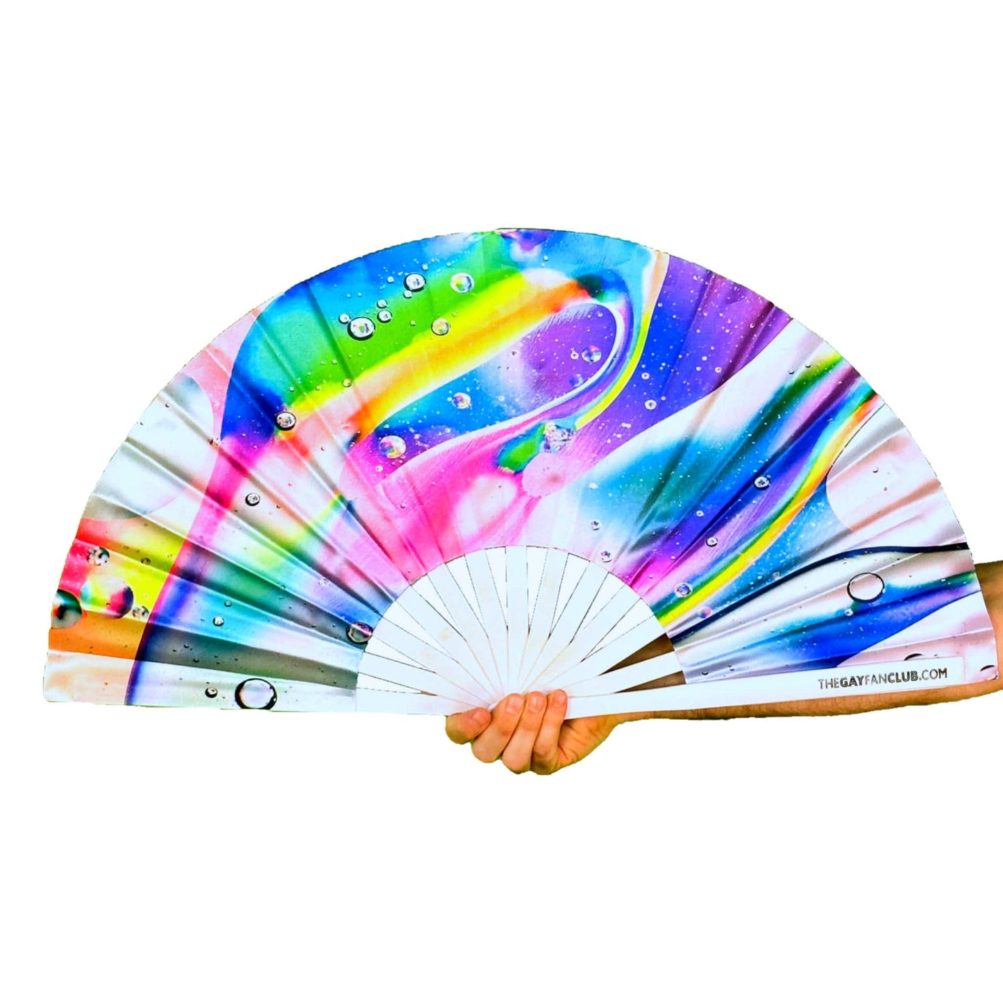Clack Hand Fan - Energy (UV) clack-hand-fan-energy-uv-the-gay-fan-club