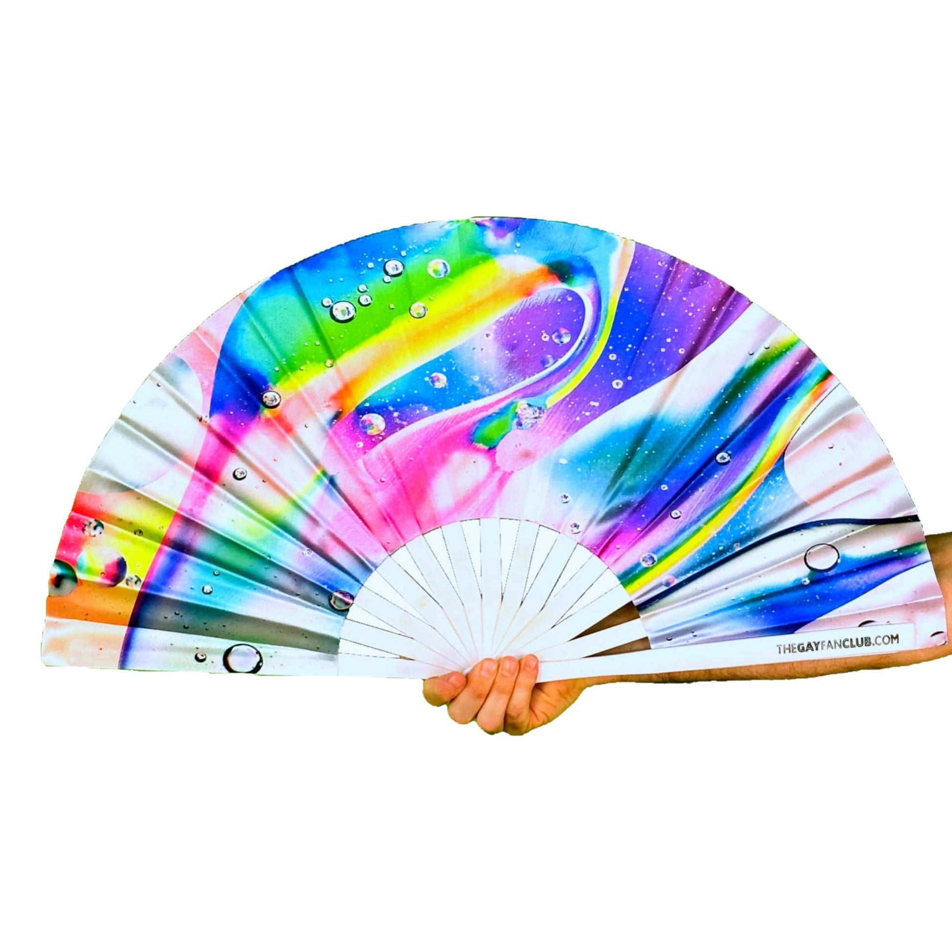 Clack Hand Fan - Energy (UV) clack-hand-fan-energy-uv-the-gay-fan-club