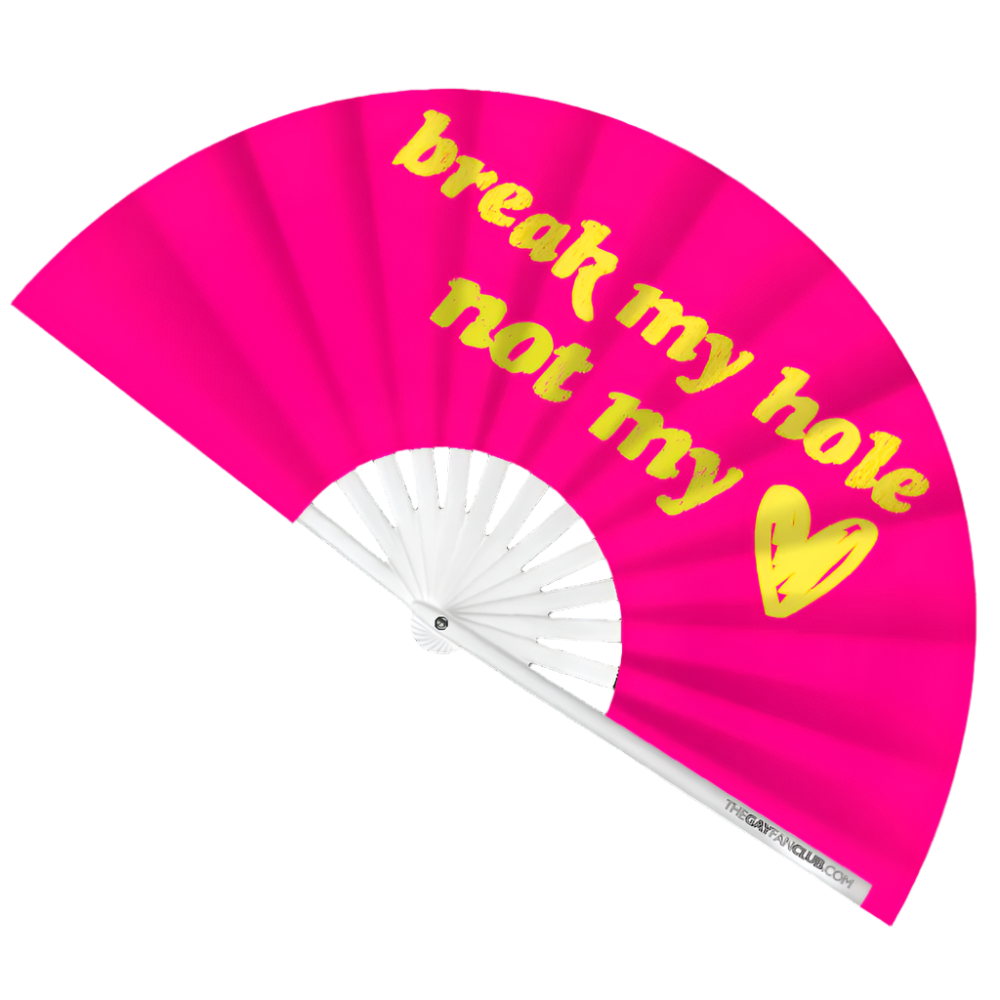 Clack Hand Fan - Heartbreaker (UV) clack-hand-fan-heartbreaker-uv-front