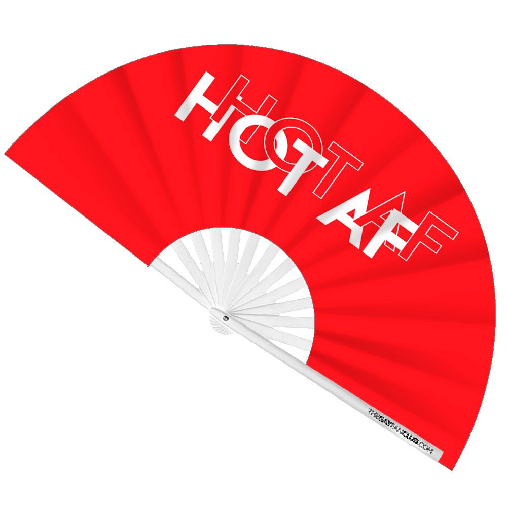 Clack Hand Fan - Hot AF (UV) clack-hand-fan-hot-af-uv-front