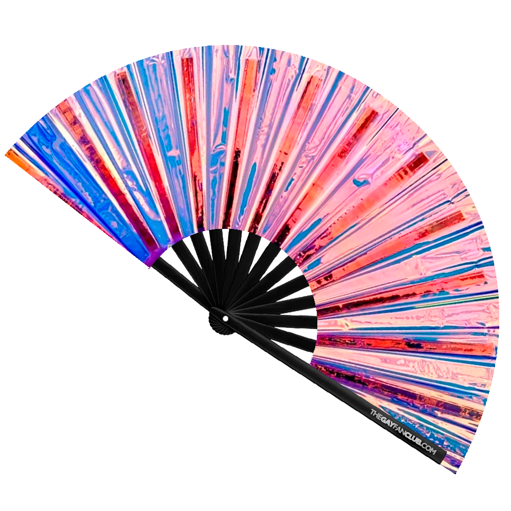 Clack Hand Fan - Iridescence clack-hand-fan-iridescence