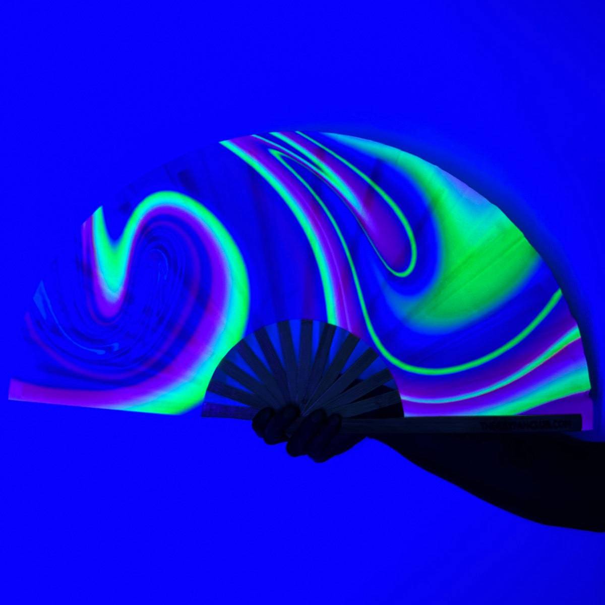 Clack Hand Fan - Lava Lamp (UV) clack-hand-fan-lava-lamp-uv-the-gay-fan-club-lifestyle Hand Fan