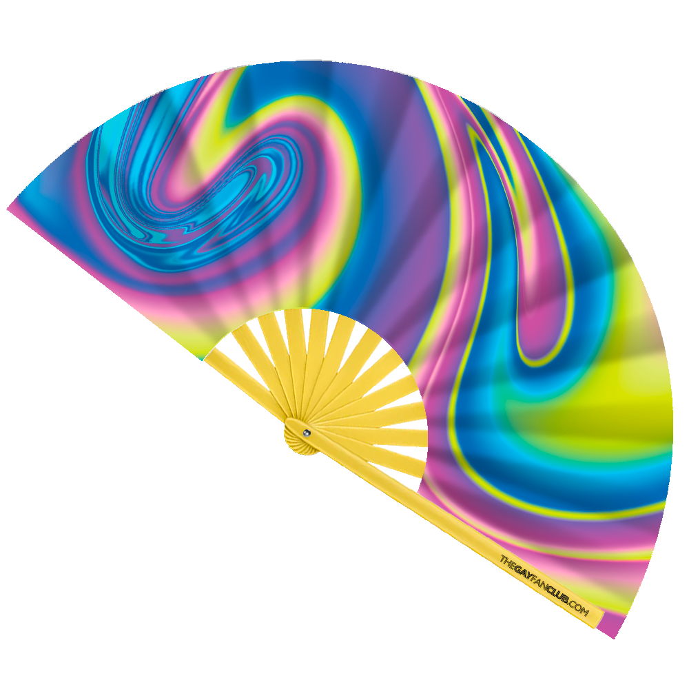 Clack Hand Fan - Lava Lamp (UV) clack-hand-fan-lava-lamp-uv Hand Fan