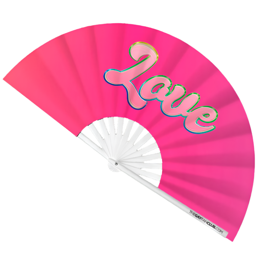 Clack Hand Fan - Love clack-hand-fan-love-front