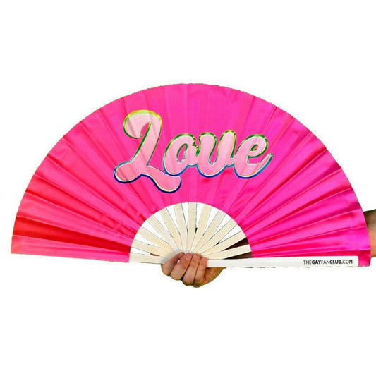 Clack Hand Fan - Love clack-hand-fan-love-the-gay-fan-club