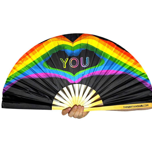 Clack Hand Fan - Love You clack-hand-fan-love-you-the-gay-fan-club