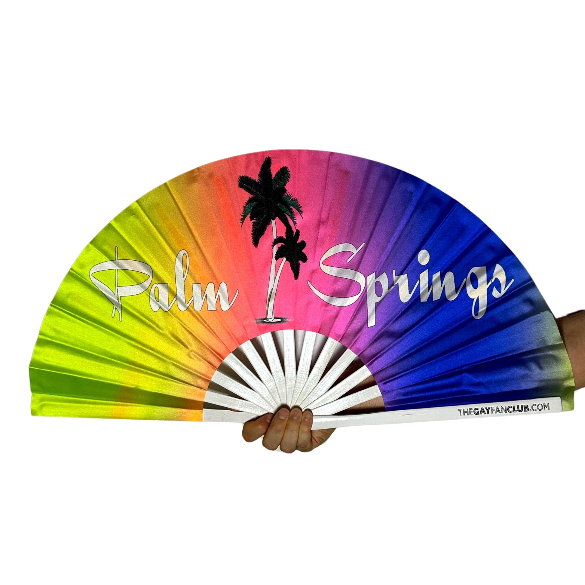 Clack Hand Fan - Palm Springs Pride clack-hand-fan-palm-springs-pride