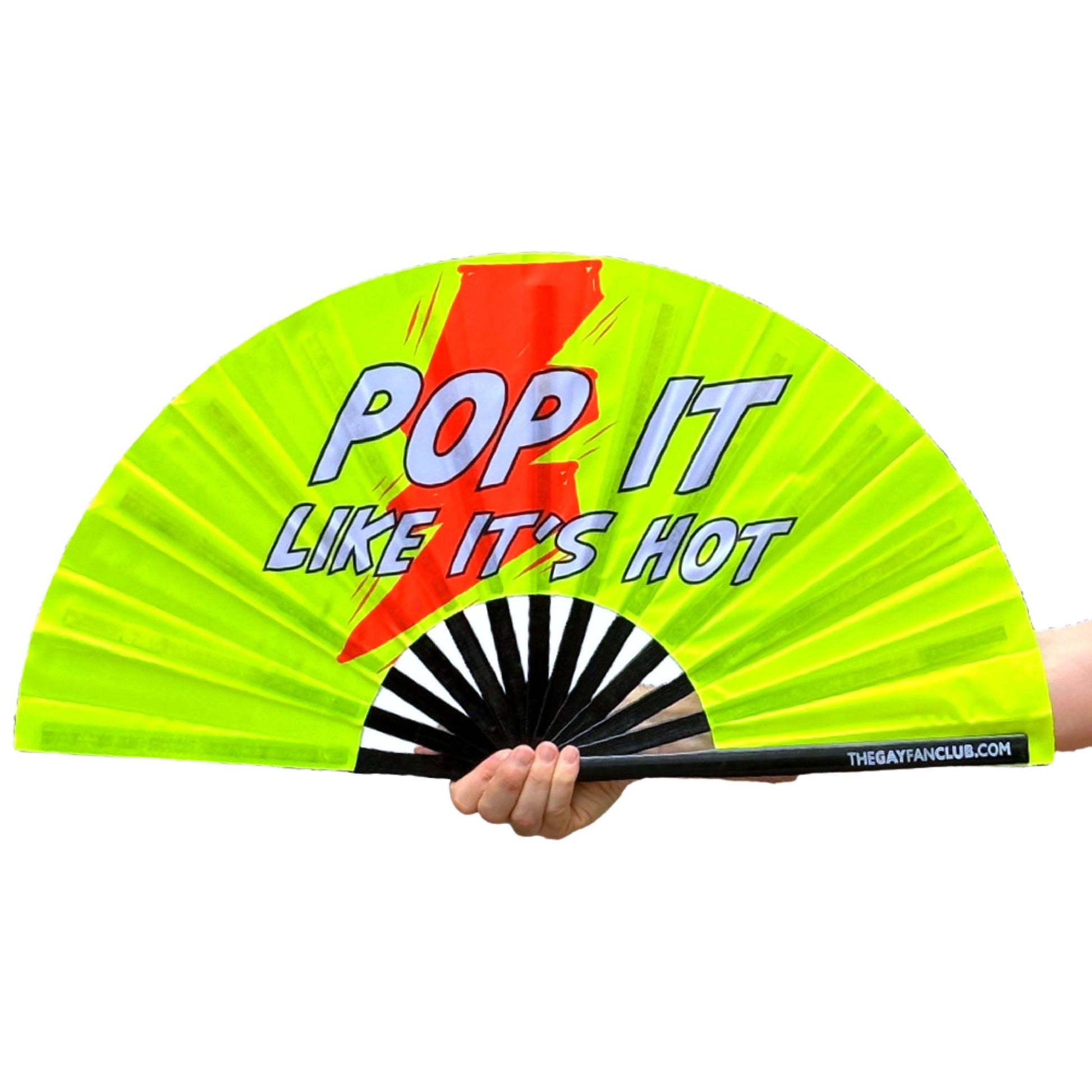 Clack Hand Fan - Pop It Like Its Hot (UV) clack-hand-fan-pop-it-like-its-hot-uv