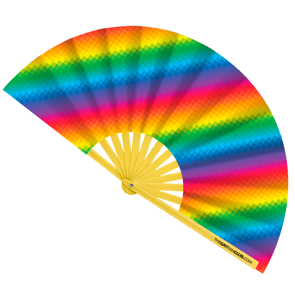 Clack Hand Fan - Pride Party clack-hand-fan-pride-party-front