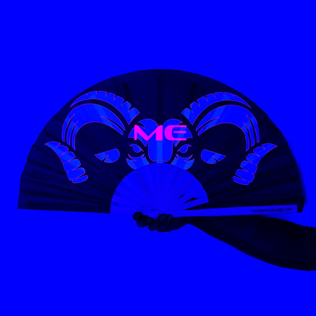 Clack Hand Fan - Ram Me (UV) clack-hand-fan-ram-me-uv-blacklight