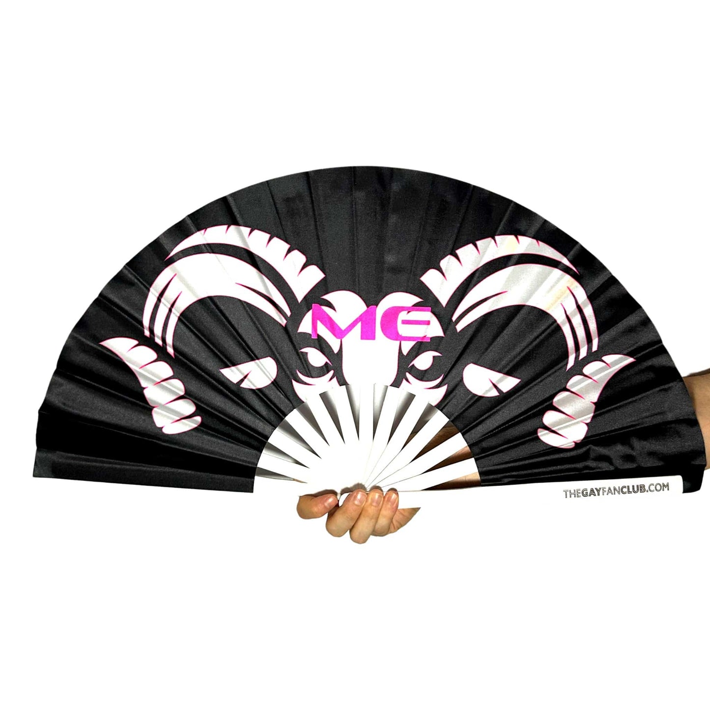 Clack Hand Fan - Ram Me (UV) clack-hand-fan-ram-me-uv-the-gay-fan-club