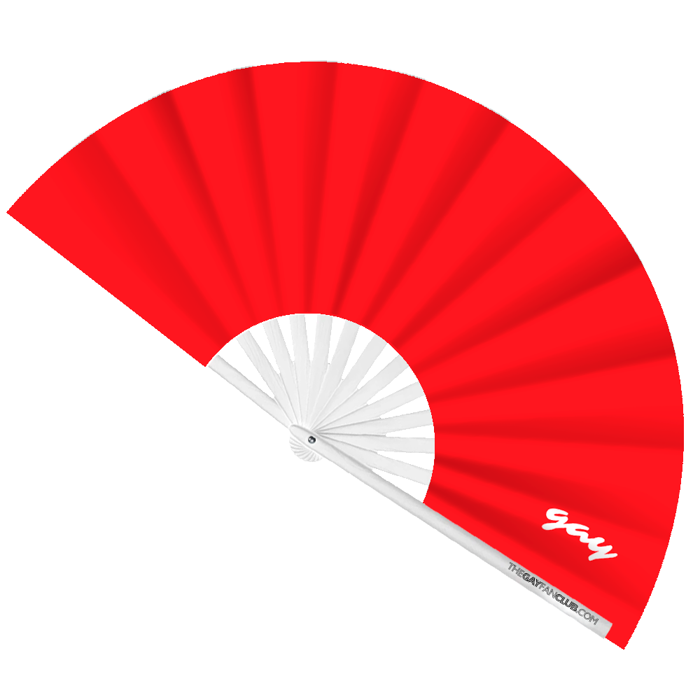 Clack Hand Fan - The Red Fan clack-hand-fan-the-red-fan-front