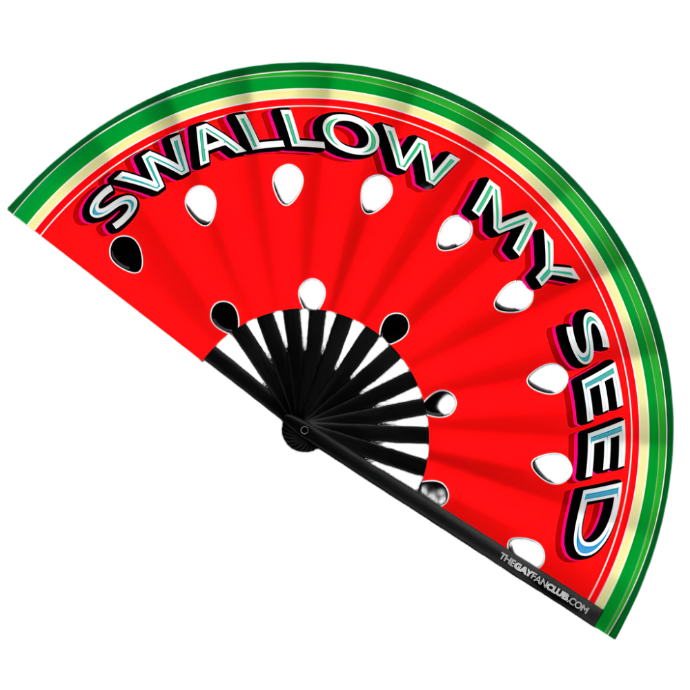 Clack Hand Fan - Watermelon (UV) clack-hand-fan-watermelon-uv-front