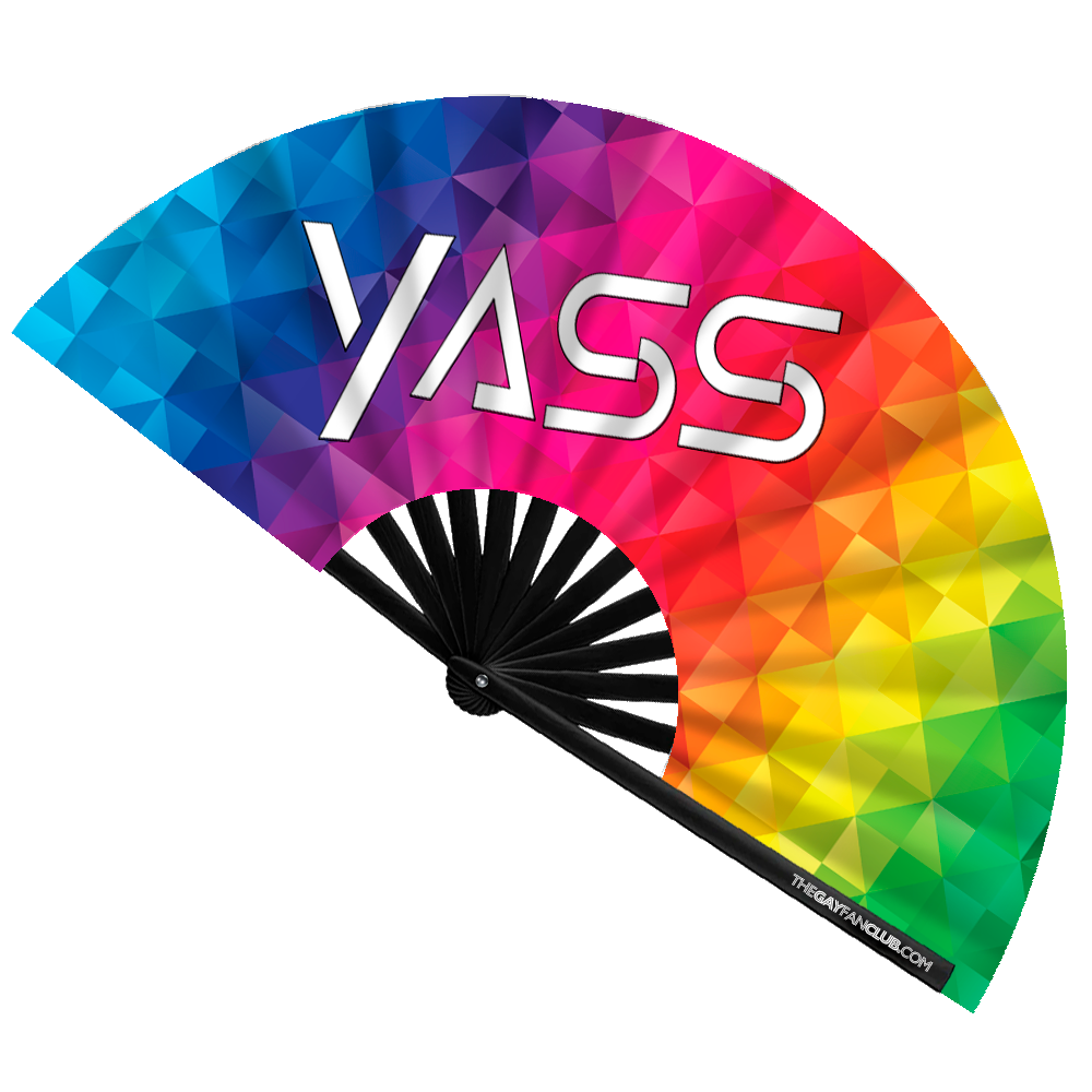 Clack Hand Fan - Yass (UV) clack-hand-fan-yass-uv-front