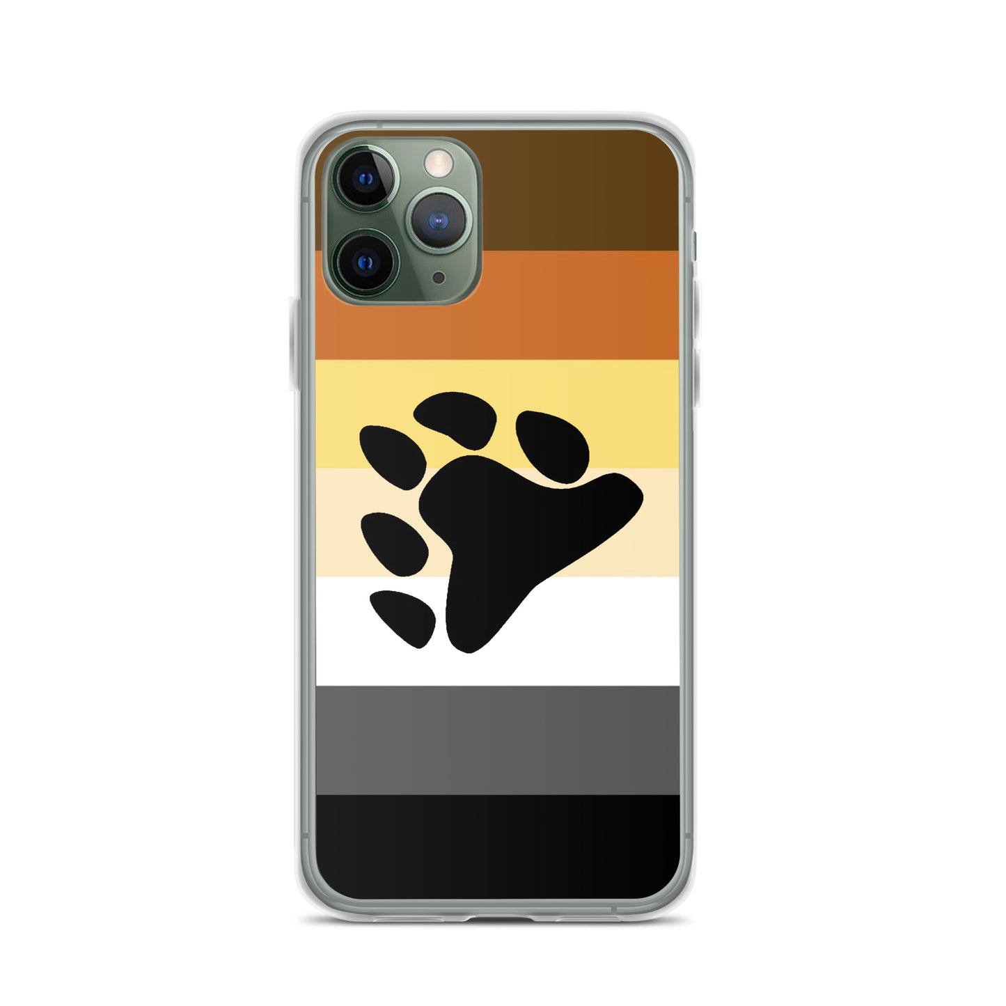 Gay Bear Pride Cell Phone Case for Apple iPhone iPhone 11 Pro Gay clear-case-for-iphone-iphone-11-pro-case-on-phone-64c0749ddfdbf