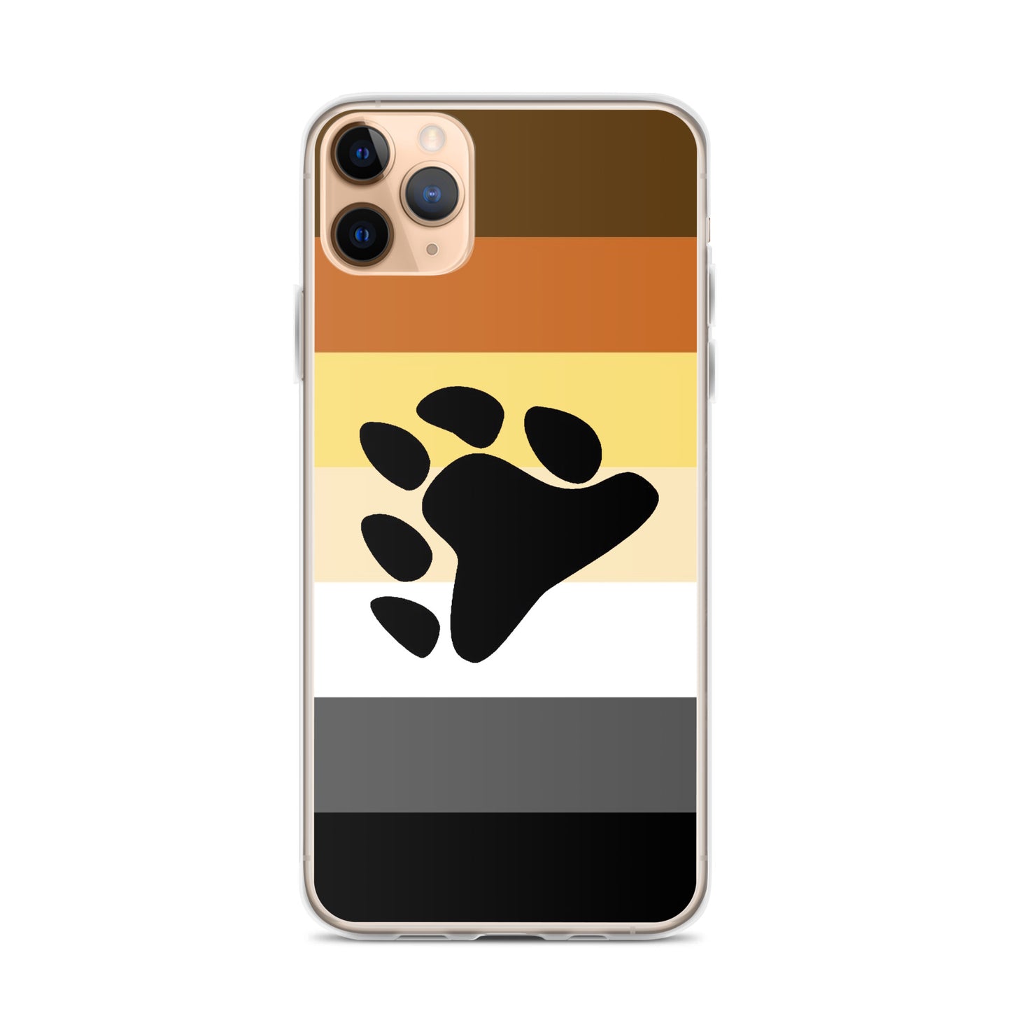 Gay Bear Pride Cell Phone Case for Apple iPhone iPhone 11 Pro Max Gay clear-case-for-iphone-iphone-11-pro-max-case-on-phone-64c0749ddfe75