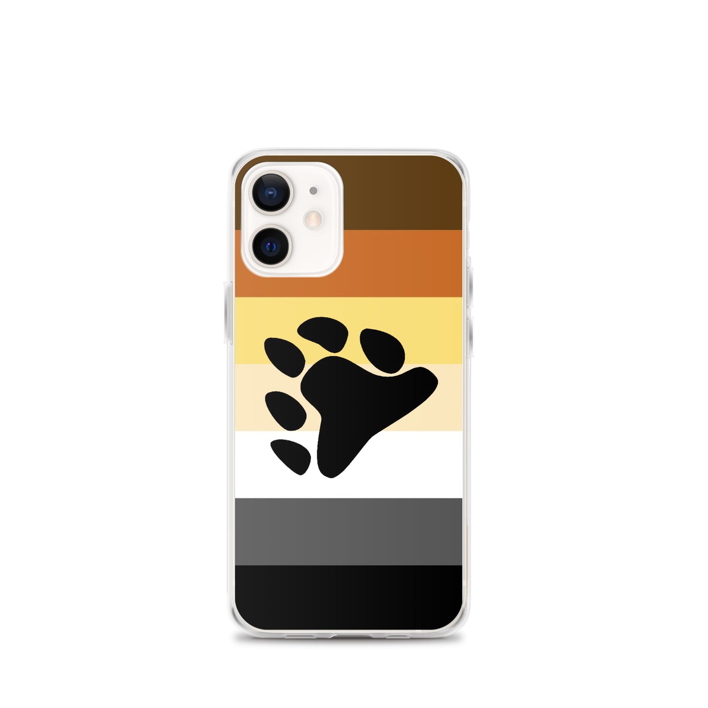 Gay Bear Pride Cell Phone Case for Apple iPhone iPhone 12 mini Gay clear-case-for-iphone-iphone-12-mini-case-on-phone-64c0749ddffc9