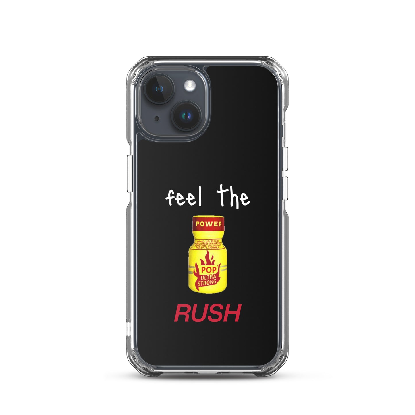 Feel The Rush Apple iPhone Cell Phone Case iPhone 15 clear-case-for-iphone-iphone-15-case-on-phone-66f83c3eef512