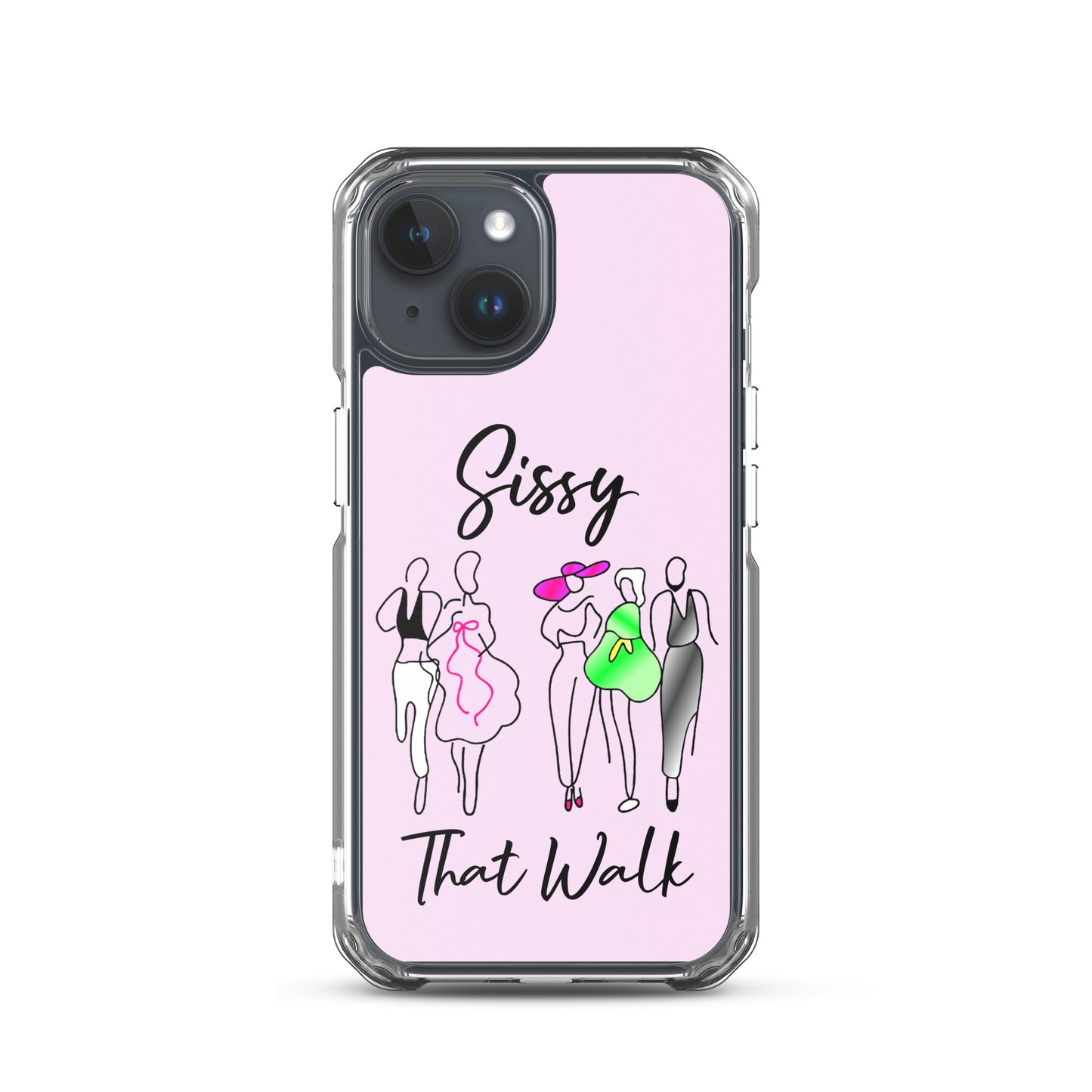 Sissy That Walk Apple iPhone Cell Phone Case iPhone 15 clear-case-for-iphone-iphone-15-case-on-phone-66f83cc96e261