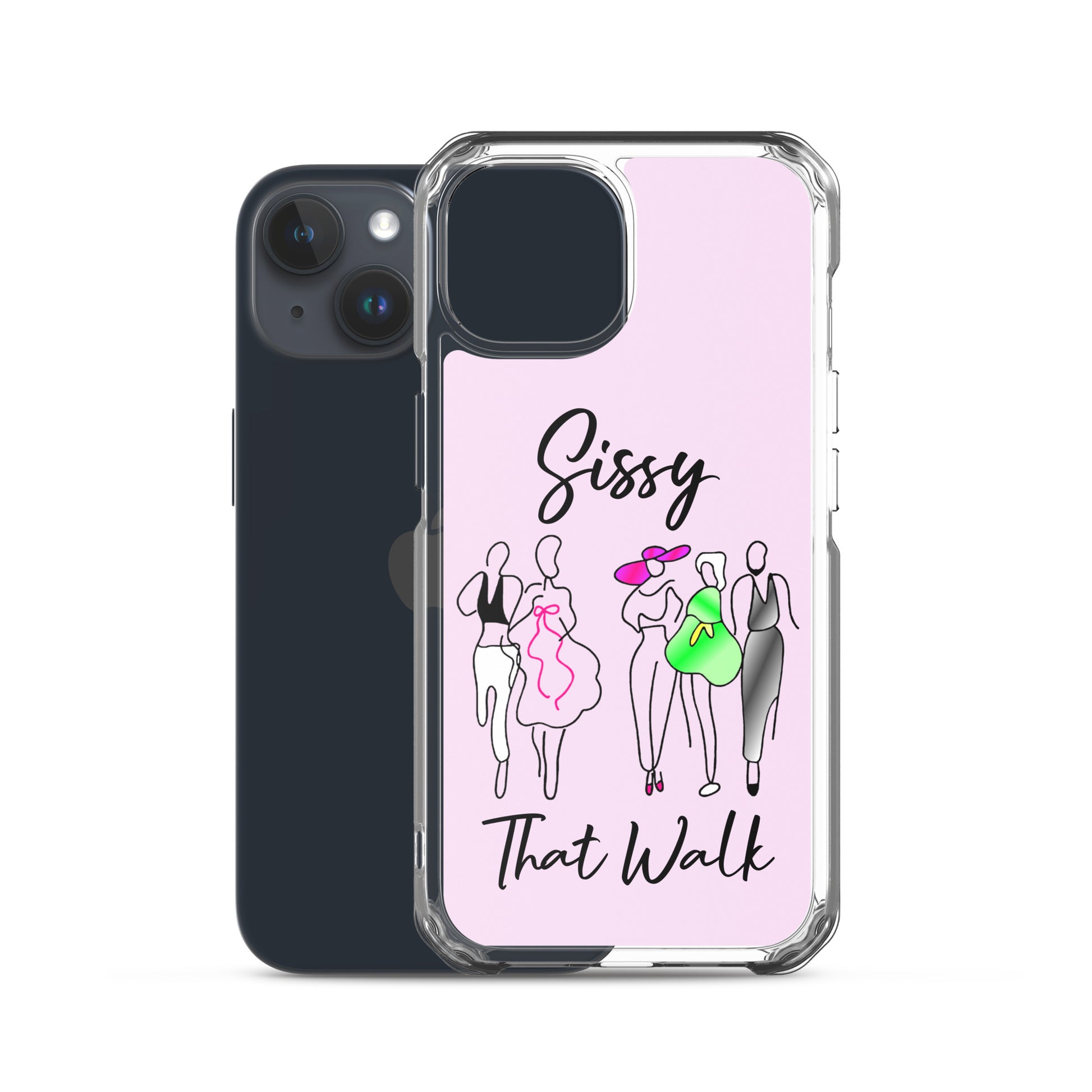 Sissy That Walk Apple iPhone Cell Phone Case clear-case-for-iphone-iphone-15-case-with-phone-66f83cc96e30c