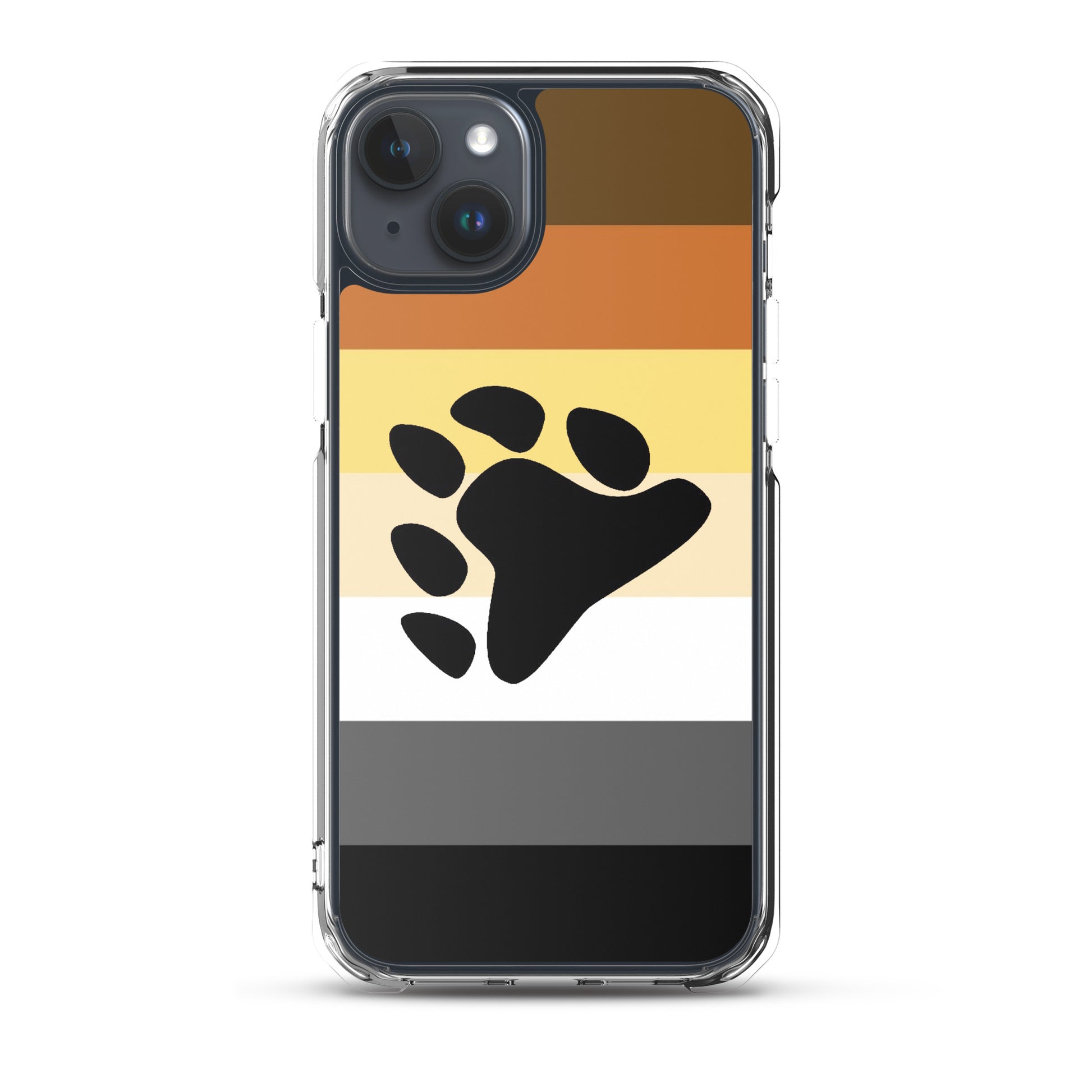 Gay Bear Pride Cell Phone Case for Apple iPhone clear-case-for-iphone-iphone-15-plus-case-on-phone-671ab3ac790d5