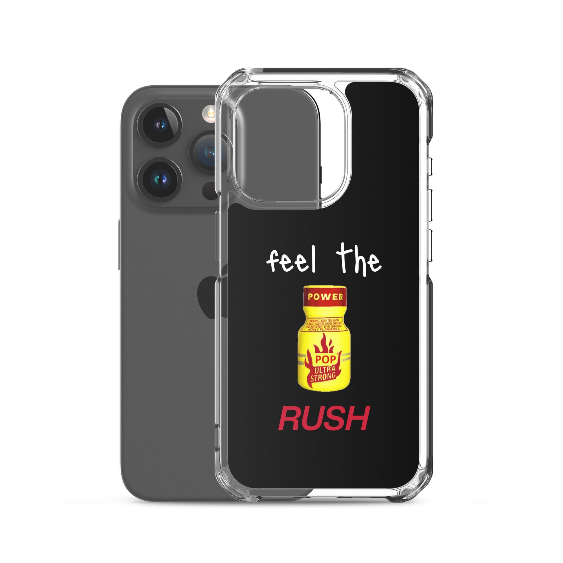 Feel The Rush Apple iPhone Cell Phone Case clear-case-for-iphone-iphone-15-pro-case-with-phone-66f83c3eef3e6