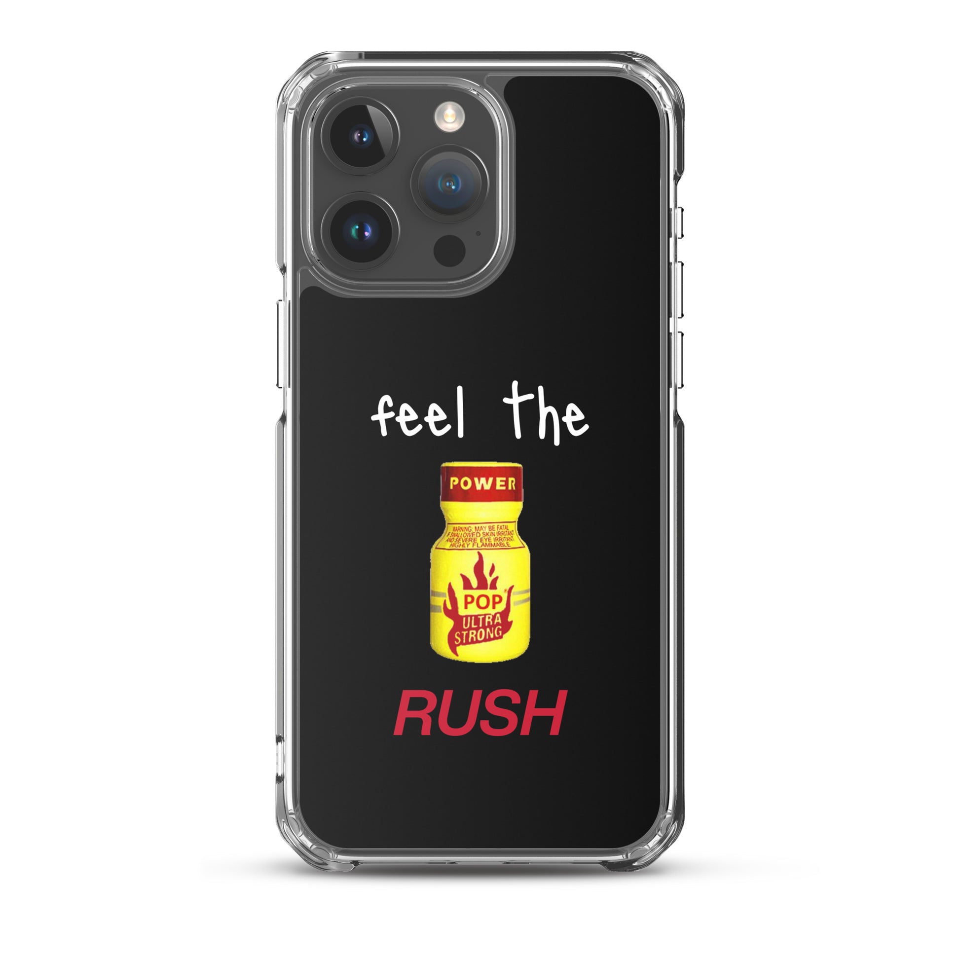 Feel The Rush Apple iPhone Cell Phone Case iPhone 15 Pro Max clear-case-for-iphone-iphone-15-pro-max-case-on-phone-66f83c3eef124