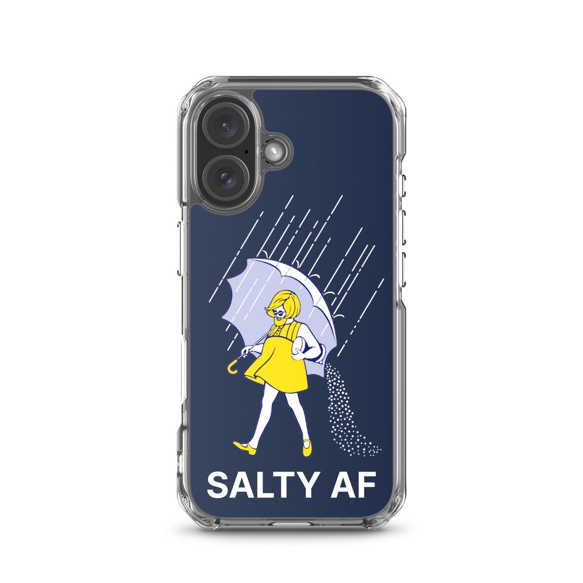 Salty AF Apple iPhone Cell Phone Case iPhone 16 clear-case-for-iphone-iphone-16-case-on-phone-66f83bf8ed40d