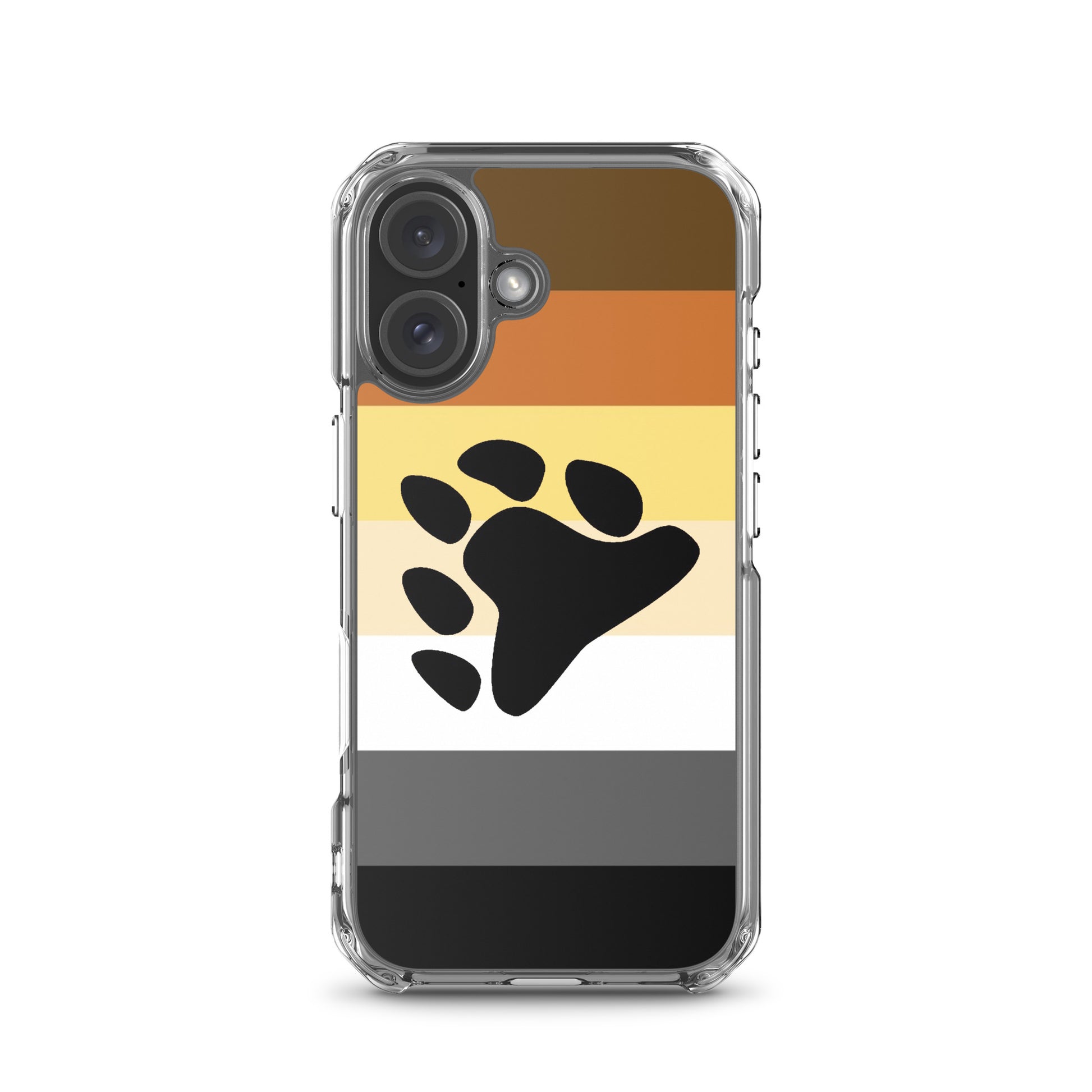 Gay Bear Pride Cell Phone Case for Apple iPhone clear-case-for-iphone-iphone-16-case-on-phone-671ab3ac7a316