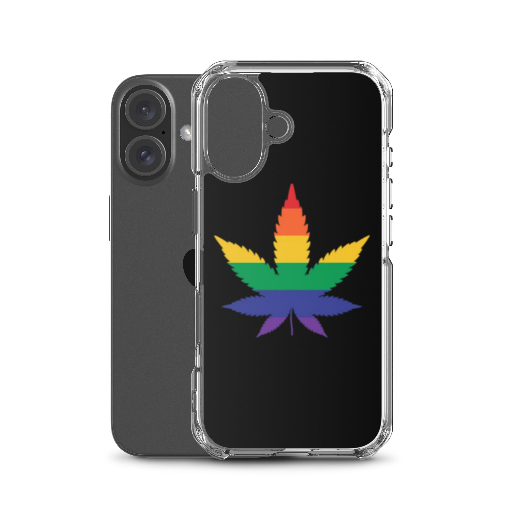 LGBTQ Pride Apple iPhone Case - Weed clear-case-for-iphone-iphone-16-case-with-phone-66f83b04d7fe9