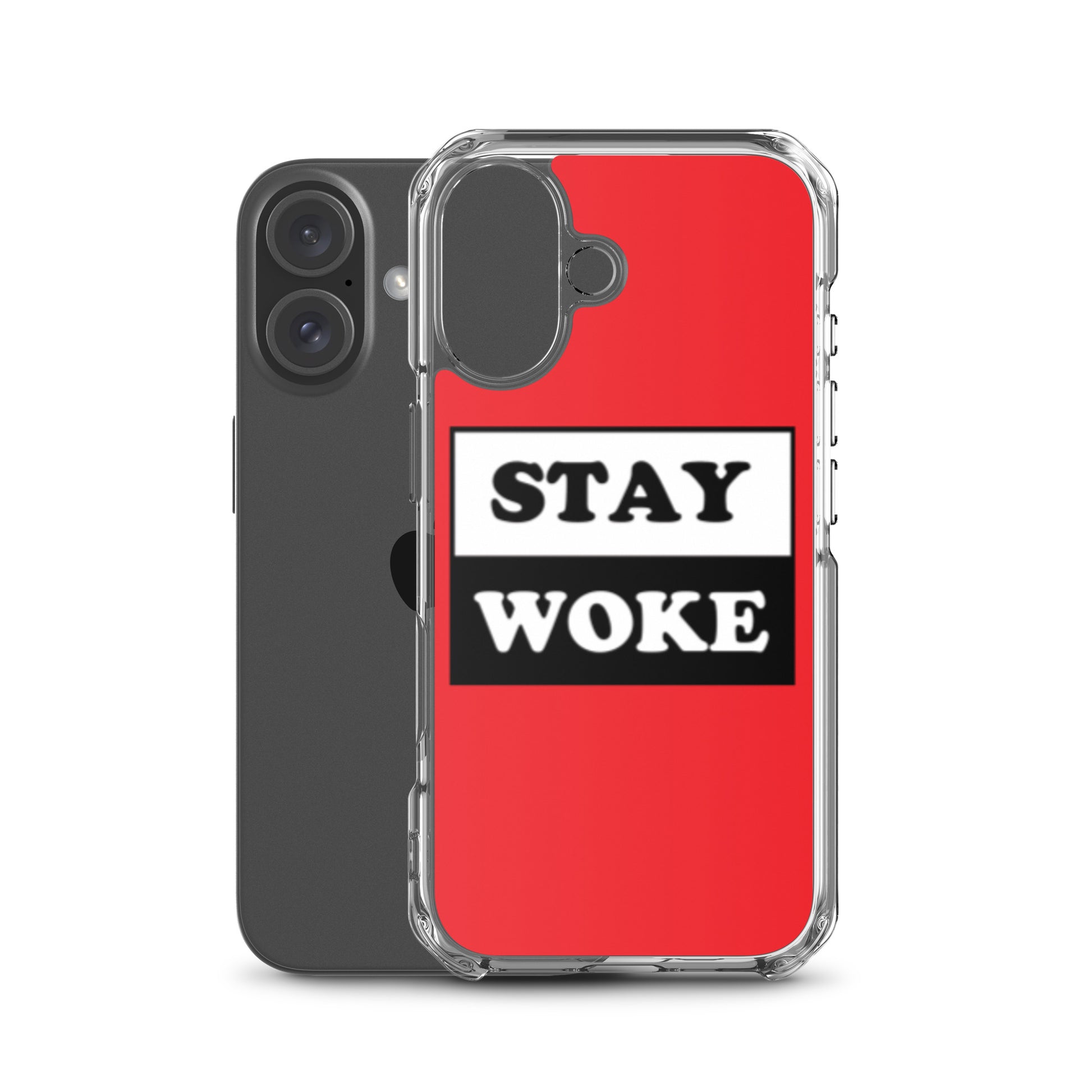 Stay Woke Apple iPhone Cell Phone Case clear-case-for-iphone-iphone-16-case-with-phone-66f83b5e35dfd