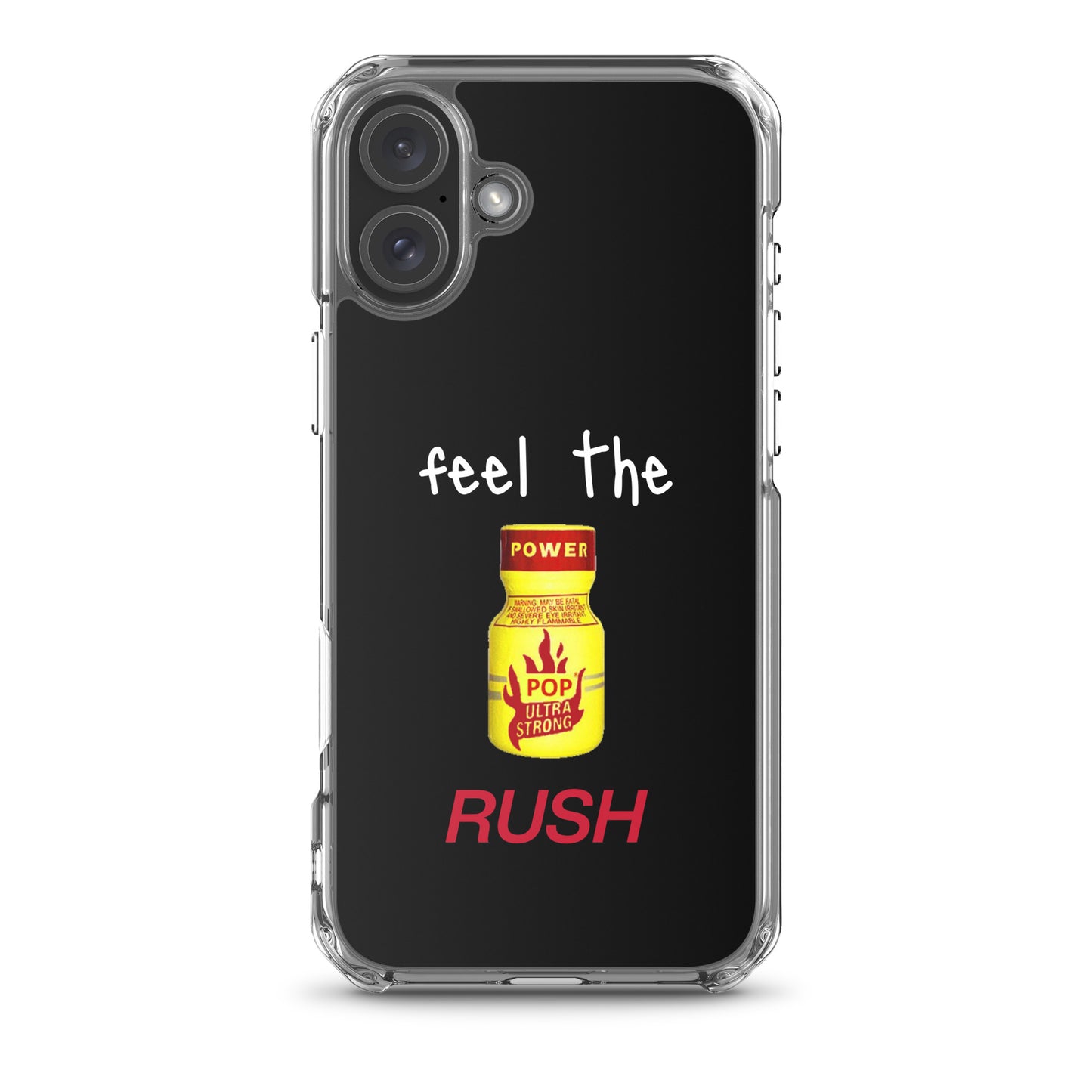 Feel The Rush Apple iPhone Cell Phone Case iPhone 16 Plus clear-case-for-iphone-iphone-16-plus-case-on-phone-66f83c3eef6f0