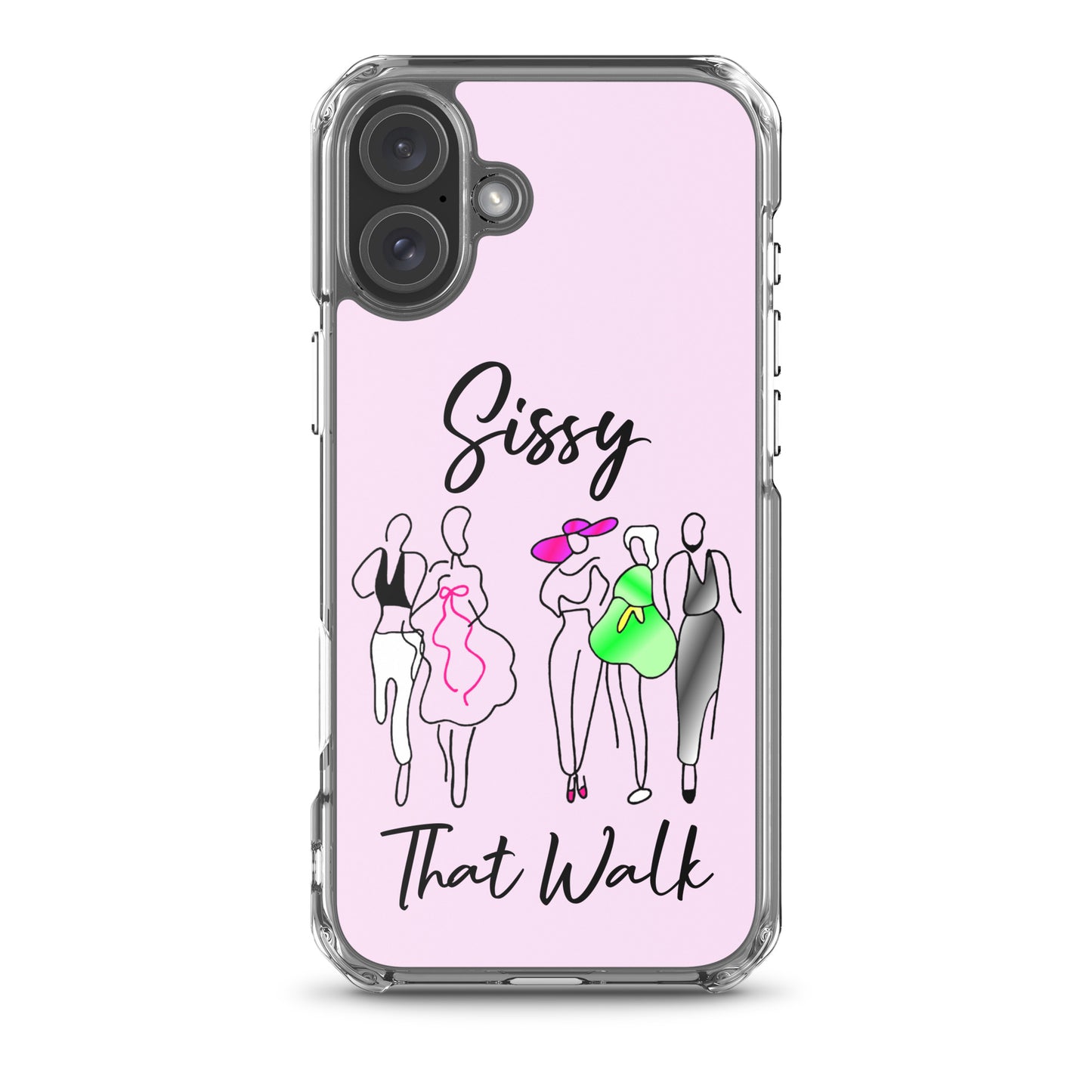 Sissy That Walk Apple iPhone Cell Phone Case iPhone 16 Plus clear-case-for-iphone-iphone-16-plus-case-on-phone-66f83cc96e430