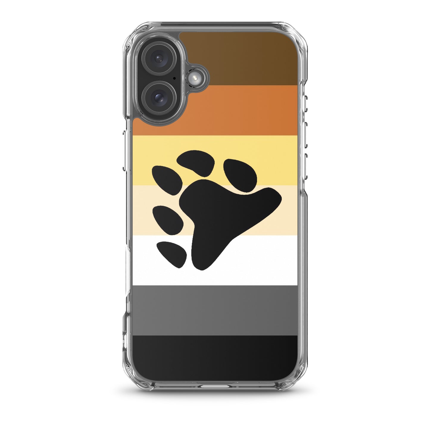 Gay Bear Pride Cell Phone Case for Apple iPhone clear-case-for-iphone-iphone-16-plus-case-on-phone-671ab3ac79ee3