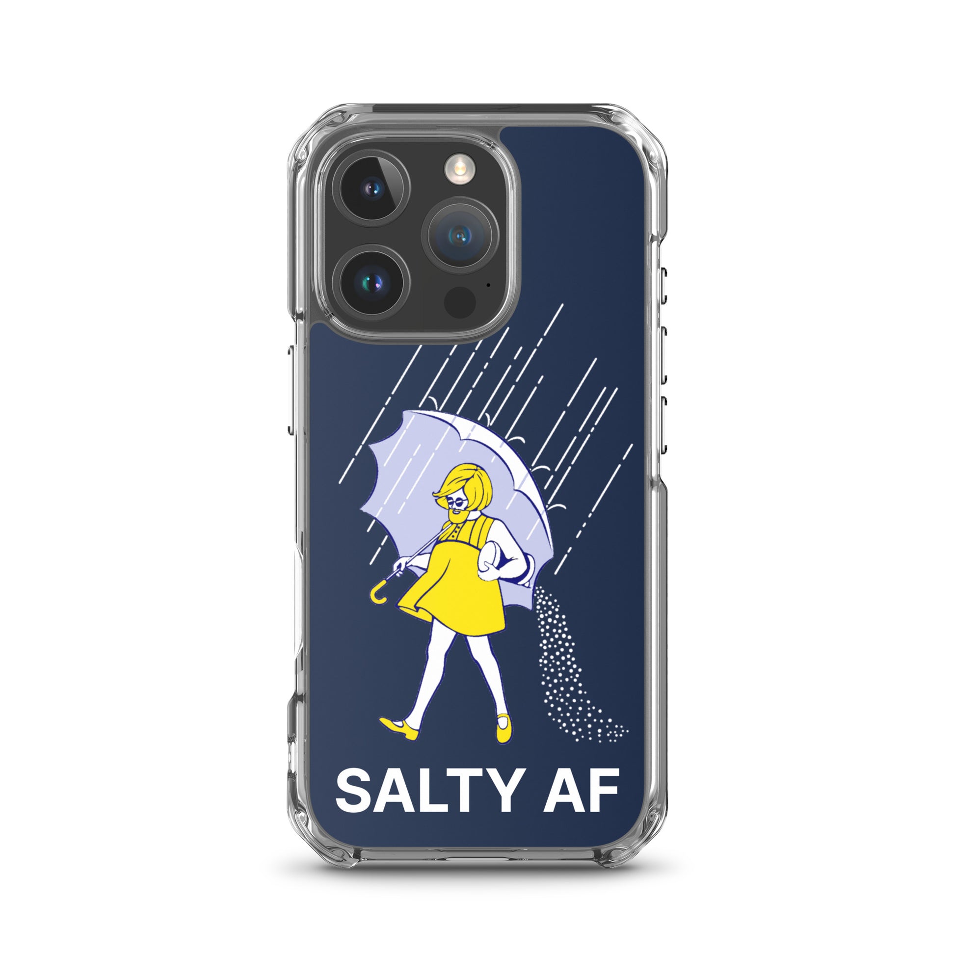 Salty AF Apple iPhone Cell Phone Case iPhone 16 Pro clear-case-for-iphone-iphone-16-pro-case-on-phone-66f83bf8ed1fe