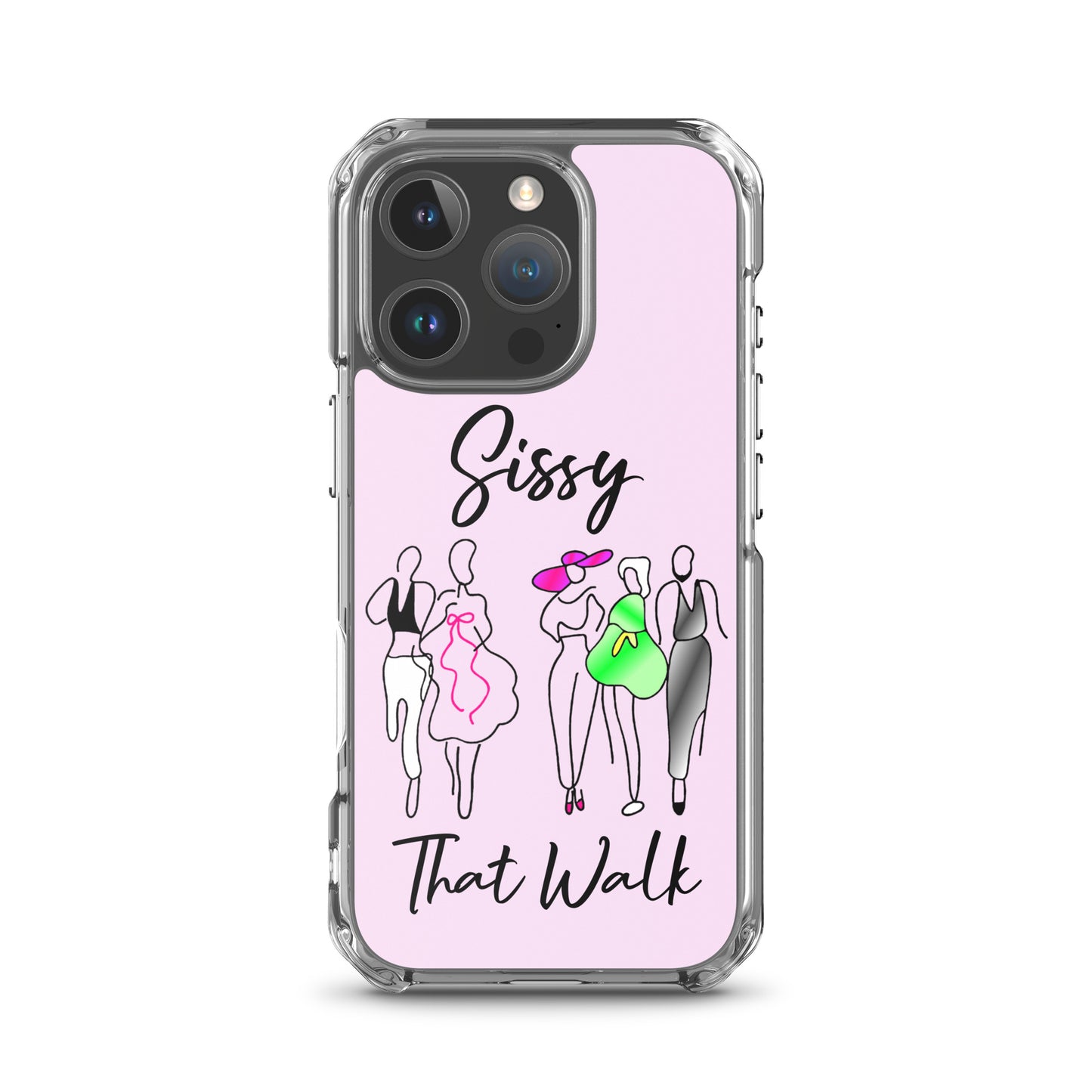 Sissy That Walk Apple iPhone Cell Phone Case iPhone 16 Pro clear-case-for-iphone-iphone-16-pro-case-on-phone-66f83cc96e78b