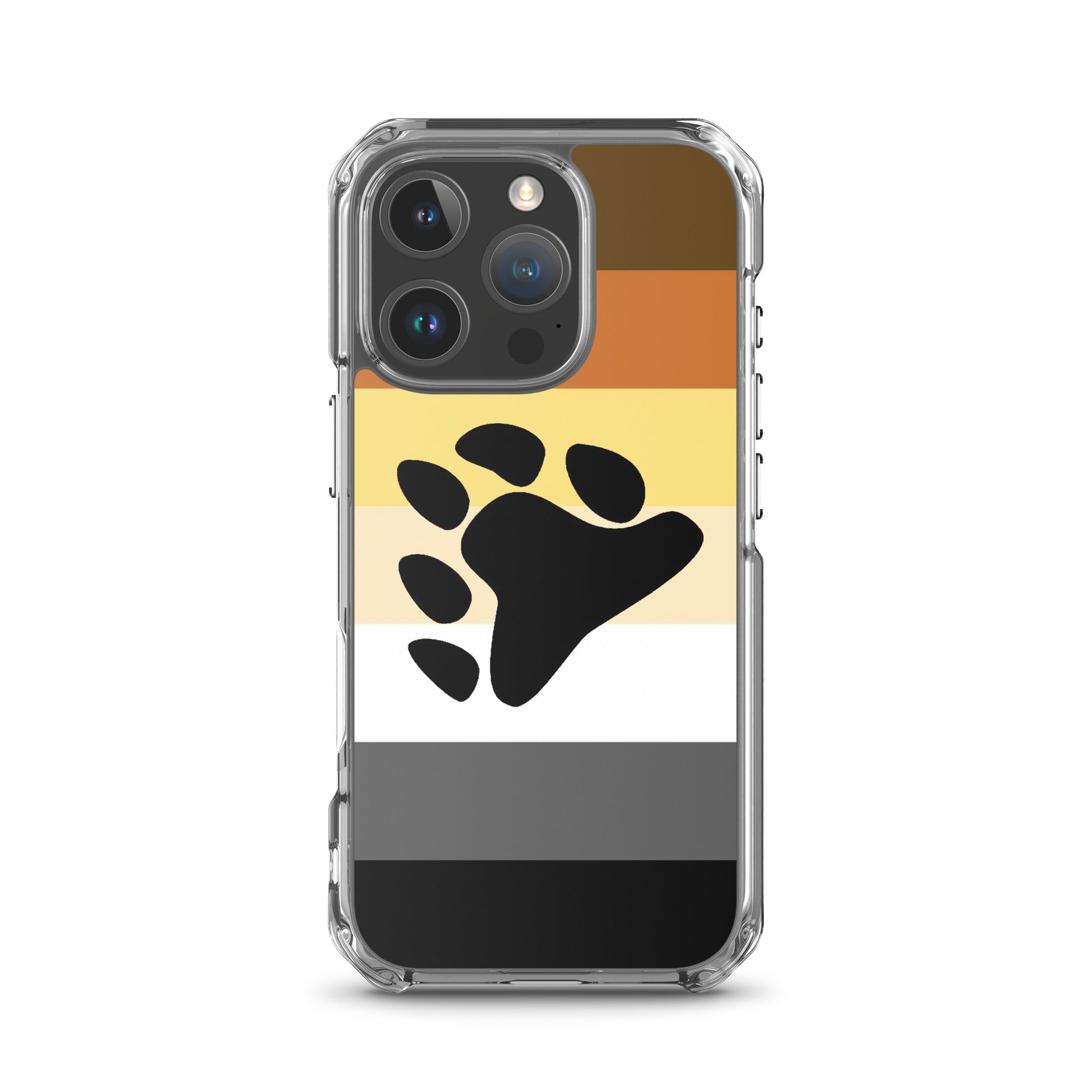 Gay Bear Pride Cell Phone Case for Apple iPhone clear-case-for-iphone-iphone-16-pro-case-on-phone-671ab3ac7a1e5