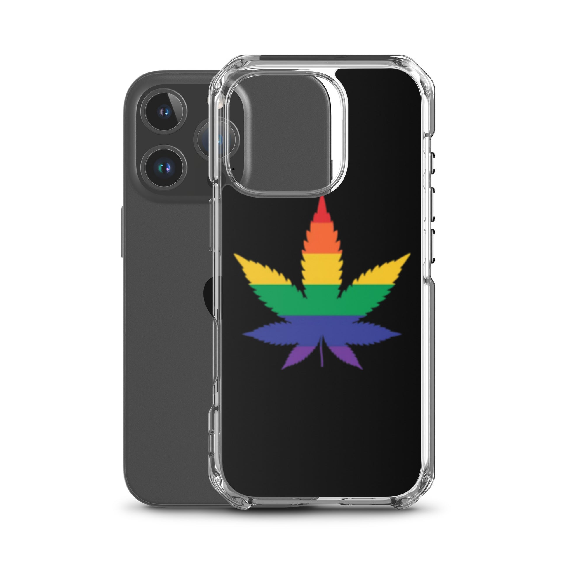 LGBTQ Pride Apple iPhone Case - Weed clear-case-for-iphone-iphone-16-pro-case-with-phone-66f83b04d7e00