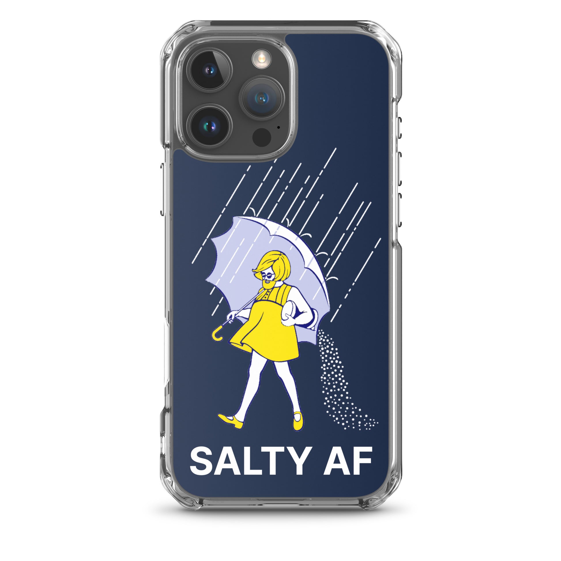 Salty AF Apple iPhone Cell Phone Case iPhone 16 Pro Max clear-case-for-iphone-iphone-16-pro-max-case-on-phone-66f83bf8ecfe8