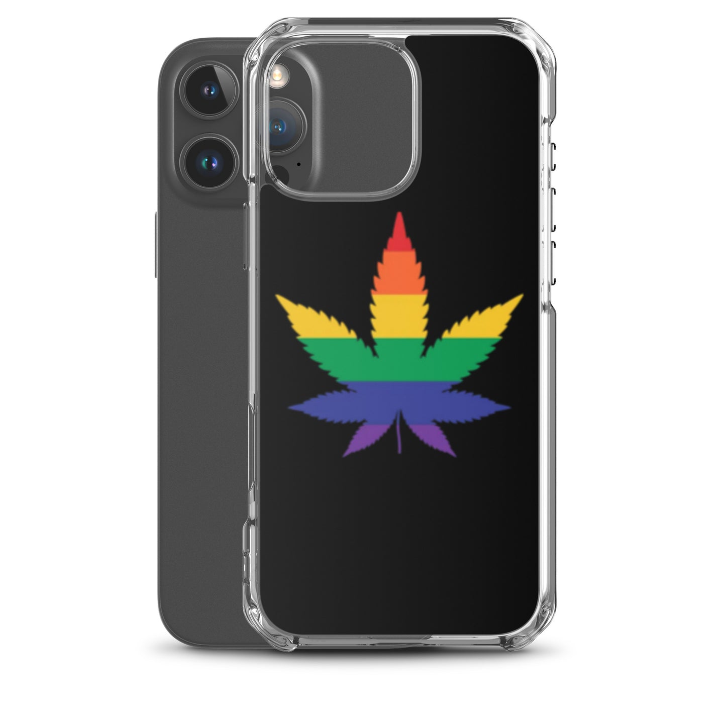 LGBTQ Pride Apple iPhone Case - Weed clear-case-for-iphone-iphone-16-pro-max-case-with-phone-66f83b04d7c49