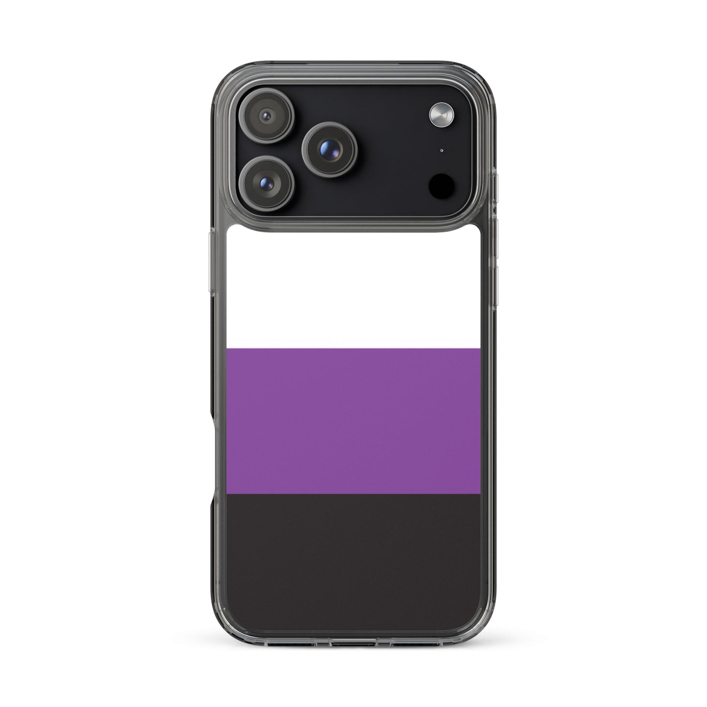 Apple iPhone 17 Pro Max phone case with Nonbinary enby pride flag design on white background