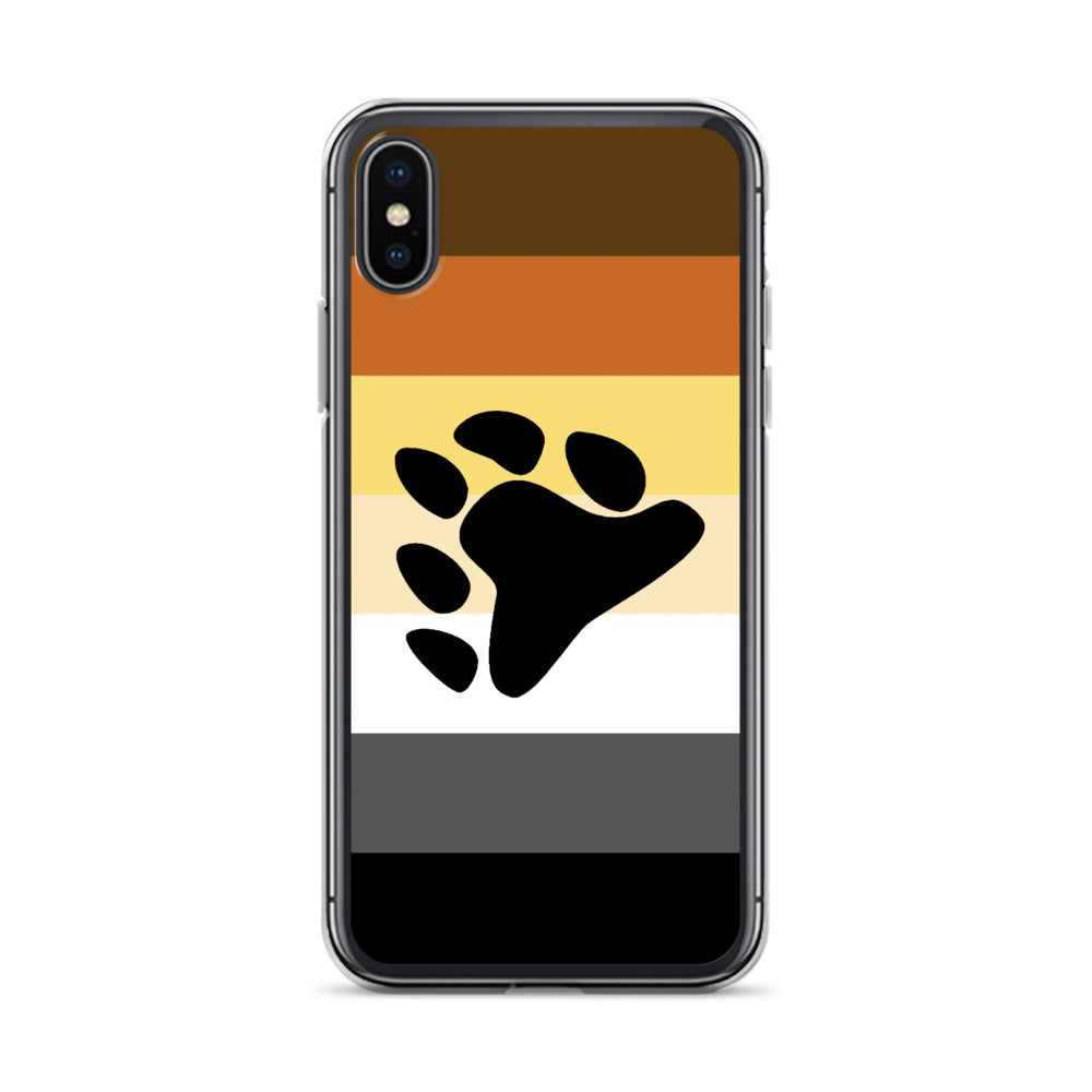 Gay Bear Pride Cell Phone Case for Apple iPhone iPhone X XS Gay clear-case-for-iphone-iphone-x-xs-case-on-phone-64c0749de07a5