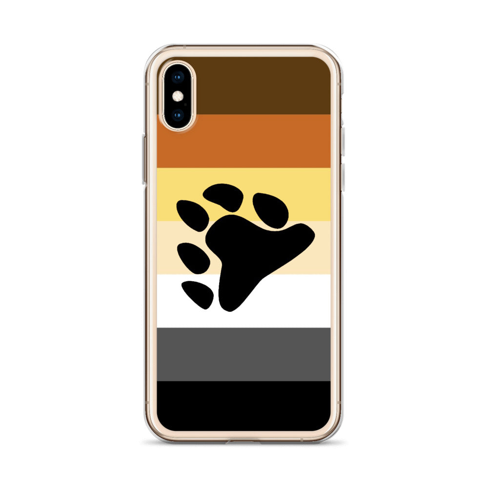 Gay Bear Pride Cell Phone Case for Apple iPhone clear-case-for-iphone-iphone-x-xs-case-on-phone-64c0749de0820