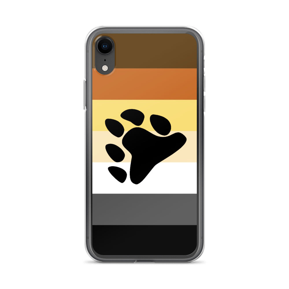 Gay Bear Pride Cell Phone Case for Apple iPhone iPhone XR Gay clear-case-for-iphone-iphone-xr-case-on-phone-64c0749de08ae