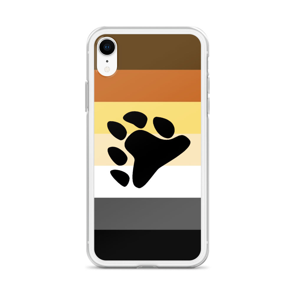 Gay Bear Pride Cell Phone Case for Apple iPhone clear-case-for-iphone-iphone-xr-case-on-phone-64c0749de0915