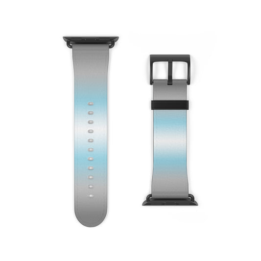 Demiboy Pride Apple Watch Band Strap In Ombre 38 - 41 mm Black Matte